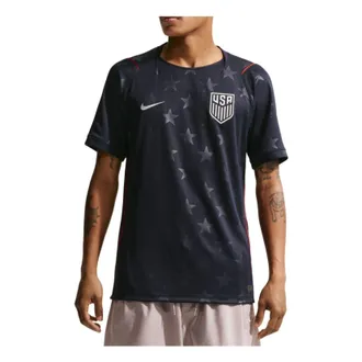 Nike USMNT 2026 Stadium Away Dri-FIT Replica Jersey Dark Obsidian University Red Pure Platinum IB5395-475