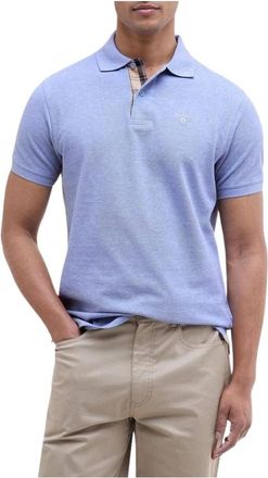 Barbour Tartan Pique Polo Shirt - Heren - Polos - Blauw - M - Katoen - Tops