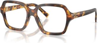 Miu Miu MU 03Yv 14L1O1 Eyeglasses - Dames - Brillen - Bruin - 54 MM - Accessoires