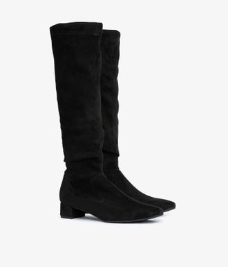 Pedro Garcia Black suede high boot | Eneida | Fall winter 26 |