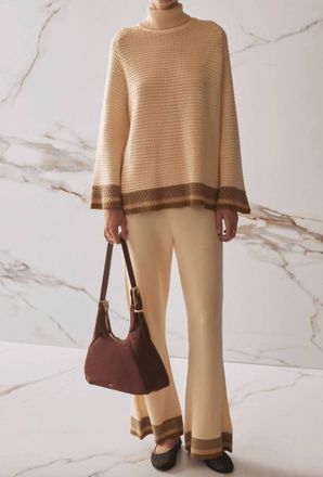 SANCIA Soul Knit Jumper Sweater In Sycamore-Stripe