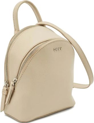 DKNY Bryant kleine leren rugzak met handgreep - Wit