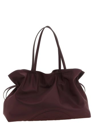 Tory Burch Ella Nylon Shoulder Bag - Burgundy