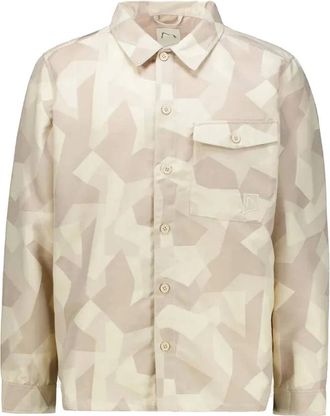 Chasin Chasin - Rivix Dazzle Overshirt - Heren - Overhemden - Beige - Maat: XL