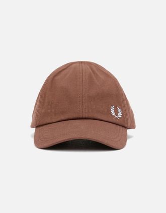 Fred Perry Womens Fred Perry Pique Classic Cotton Brown Caps