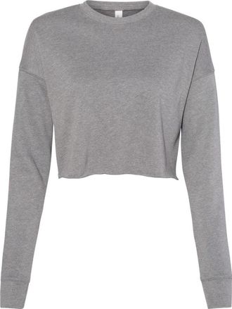Bella + Canvas Women&acute;s Crop Crew Fleece