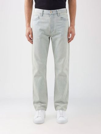 Fear of God Jeans straight in denim di cotone a vita media con cinque tasche