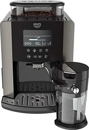 Krups Cafetera Superautomatica Krups Ea819e Quatro Force Arabica Latte Pewter