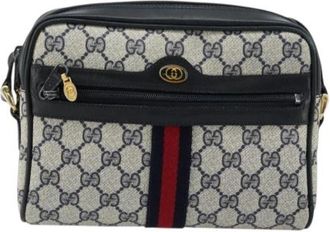 Gucci Pre-owned Vintage Schoudertas - Dames - Vintage Schoudertas - Beige - ONE Size - Leer - Vintage