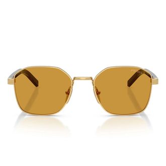 Prada Sunglasses Prc50 S 5 Ak50 P Gold/Dark Honey Men