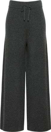 Max Mara Broeken, Dames, Grijs, S, Wol, Pantalone a coulisse