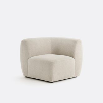 La Redoute Interieurs Modulaire hoek, getextureerde stof, Jasper