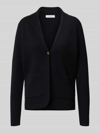 Christian Berg Strickjacke mit Reverskragen in Black, Gr&ouml;&szlig;e S