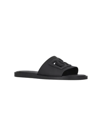 Dolce & Gabbana Mens Sandals Black Rubber