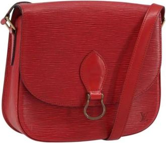 Louis Vuitton Pre-owned Vintage Cross Body Bag - Dames - Vintage Schoudertas - Rood - ONE Size - Leer - Vintage