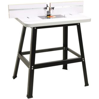 vidaXL Tavolo Router in Acciaio e mdf 81x61x88 cm - Vidaxl