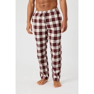 Bj&ouml;rn Borg flanellen pyjama rood/wit