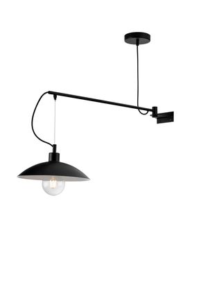 Luce-Ambiente-Design Eldorado Black Metal Wall Sconce (1xe27)