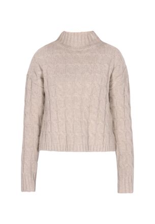 Dreimaster Dreimaster Jumper Dames licht bruin melange