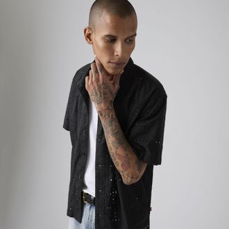 Levi's Sunset Camp Lightweight Shirt - Mens - XL - Black