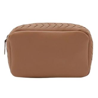 Bottega Veneta Pre-owned Clutches, female, Brown, Size: ONE SIZE Pre-owned Leather Clutch