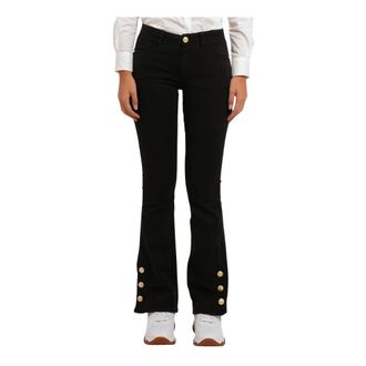 Gaud&igrave; Pantaloni a zampa - - Jeans - Donna - Nero - W33