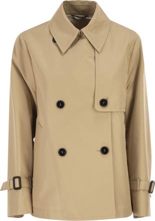 Max Mara Weekend Maxmara Wkdbiglia wasserabweisender Gabardine-Trenchcoat