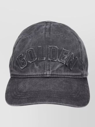 Golden Goose logo baseball hat curved brim design