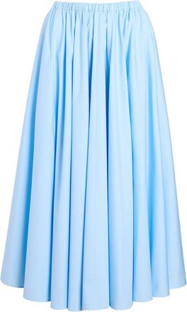 Patou Elasticated-waist Midi Skirt