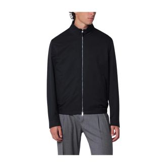 Ermenegildo Zegna Heren, Jassen, Zwart, Maat: XL Wol