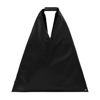 Maison Margiela Tote Bags, female, Black, Size: ONE SIZE Japanese Triangle Handbag