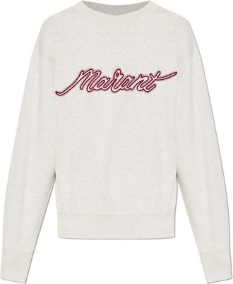 Isabel Marant Rise Sweatshirt - Dames - Sweatshirts - Beige - L - Katoen - Hoodies & sweatvesten