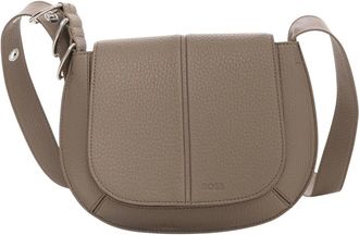 HUGO BOSS Bolso de Hombro Clarice Saddle - Bags - Mujer - Beige - ONE SIZE