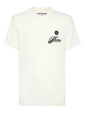 Philipp Plein T-shirt met logoprint - Wit
