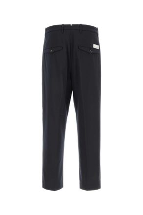 Nine In The Morning Mens Navy Blue Twill Kai Pant Pantaloni