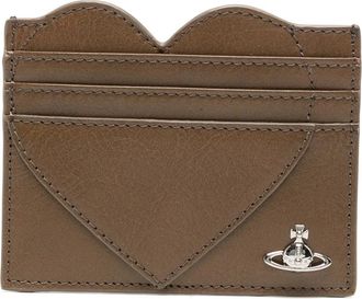 Vivienne Westwood Accessoires, Dames, Bruin, ONE Size, Leer, Harten Kaarthouder
