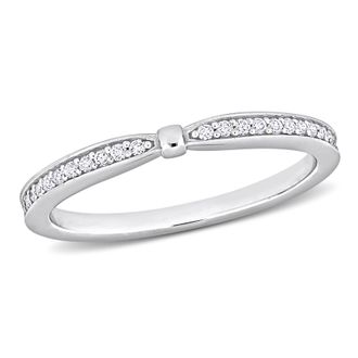 Mimi & Max 1/6ct TDW Diamond Anniversary Band 14k White Gold