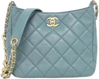Chanel Borsa a spalla Pre-owned in pelle di agnello - - Pre-owned - Donna - Verde - ONE SIZE