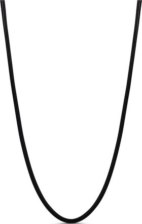 SHYMI Black Cord Necklace - Cotton & Polyester, Adjustable Length, Day to Night