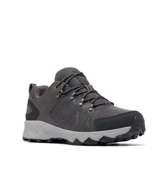 Columbia Mens Peakfreak 2 Outdry Leather waterproof low rise hiking shoes, Grey (Ti Grey Steel x Dark Grey), 7.5 UK