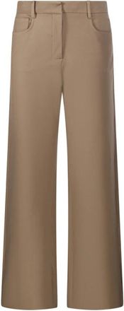 Max Mara Gela Pant - Dames - Wijde Broeken - Bruin - M - Broeken
