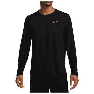 Nike Miler Dri-Fit UV Laufshirt f&uuml;r Herren | schwarz
