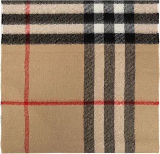 Burberry Kasjmier Tartan Sjaal - unisex - Accessoires - Beige - Maat: ONE Size Kasjmier