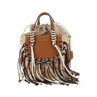 Cuba Lab Handbags, female, Multicolor, Size: ONE SIZE Kenia Raffia Basket Bag