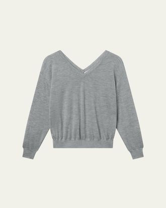 Frame Denim The Cashmere V-Neck Sweater
