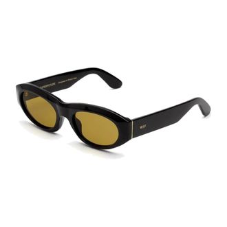 Retro Superfuture Sunglasses, unisex, Black, 55 MM, Cinema Vintage Brown QRV