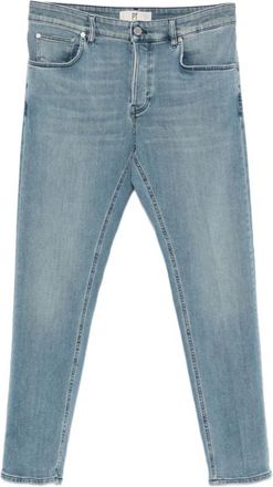 Pantaloni Torino Reggae Jeans - Heren - Slim Fit Jeans - Blauw - W34 - Katoen - Jeans