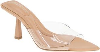 BCBGeneration Ipolo Pointed Toe Sandal in Clear/Tan at Nordstrom, Size 7.5