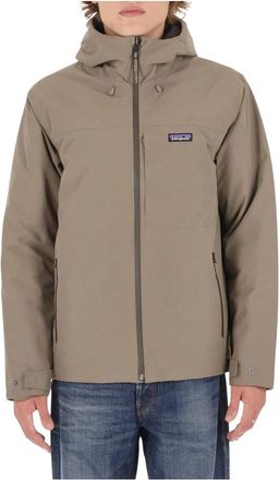 Patagonia Windshadow Jacket - Heren - Windbreakers - Beige - S - Leer - Fitness