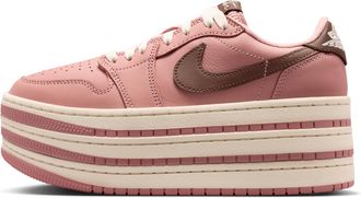 Nike Jordan Womens Air Jordan 1 Triple Stack Shoes in Pink | HV8288-601